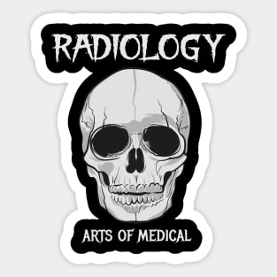 Radiology Art of Medical (Skull) Sticker